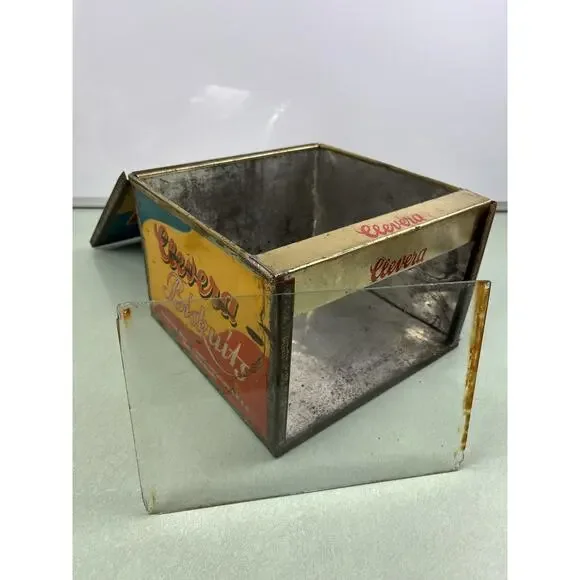 Clevera Biskuits Tin Biscuits Vintage Advertising Store Display 1930s German